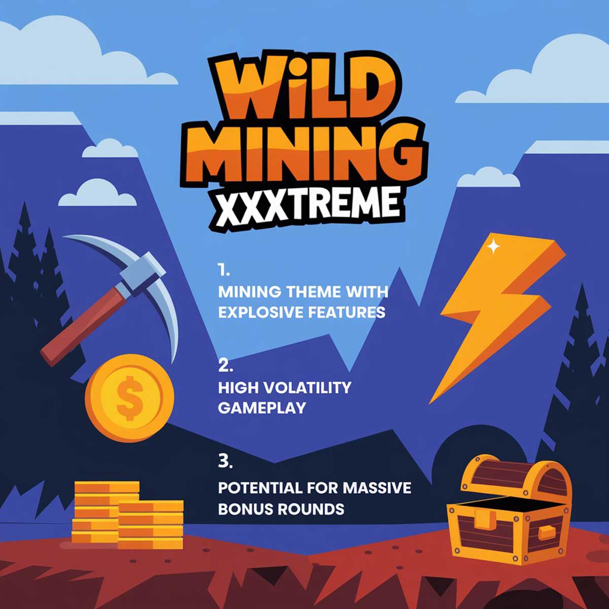 Wild Mining XXXtreme slot game main features